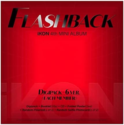 IKON - אלבום מיני 4 פלאשבק Digipack ver. סט CD+Sett