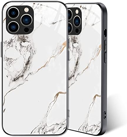 Tabavsit iPhone 14 Pro Max Case, עיצוב פגז גב זכוכית אנטי-סקרט, TPU רך פגוש אטום פגוש נגד סתיו, מצלמת המסך הגנה