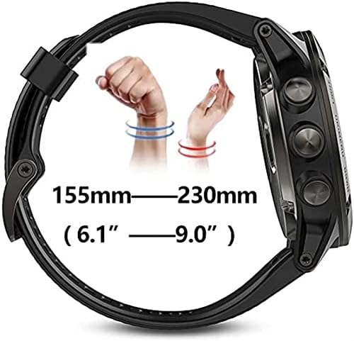 Aemall 22 ממ Watchband for Garmin Forerunner 945 935 fenix 5 5plus fenix 6 Pro Silicone Band Smart Watch מהיר