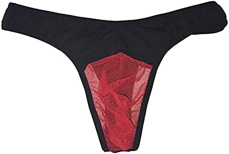 תחתונים סקסיים של גברים פיתוי הלבשה תחתונה תחתוני עלייה נמוכה G-String T-Back תחתון חוטיני טנגה