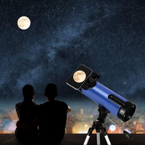 טלסקופ למתחילים, צמצם 114 ממ 500 ממ AZ הר הרפלקטור האסטרונומי טלסקופ טלסקופ נייד מתכוונן טלסקופים
