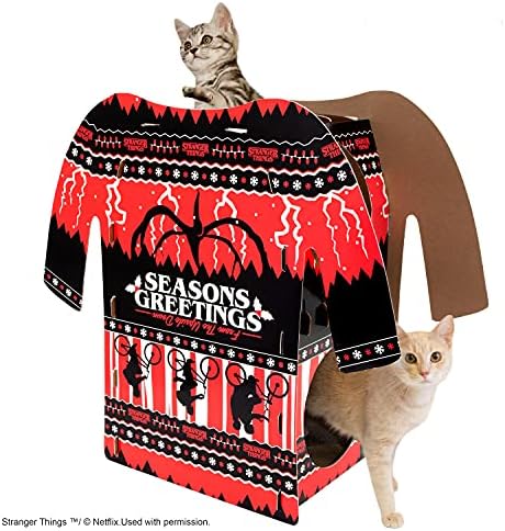קיטי עיר זר דברים סוודר חתול בית, אדום