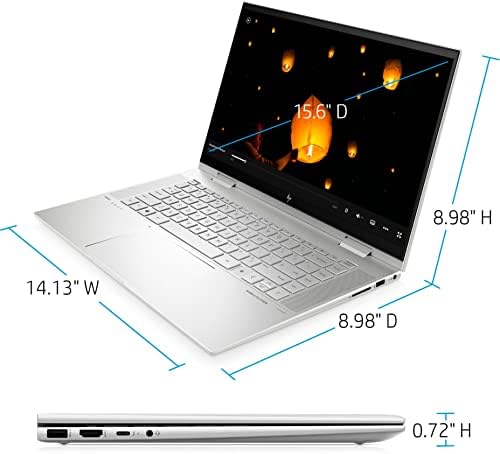 2022 כ ס קנאה איקס360 מחשב נייד 2 ב-1 / 15.6 אינץ' מסך מגע של שב ס 400 ניטים / אינטל ארבע ליבות איי5-1135 גרם7