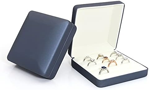 סדקו קטן טבעת ארגונית תיבה, נייד טבעות תכשיטי מחזיק מקרה, מודרני טבעת אחסון מגש מתאים לנשים,ילדה עבור