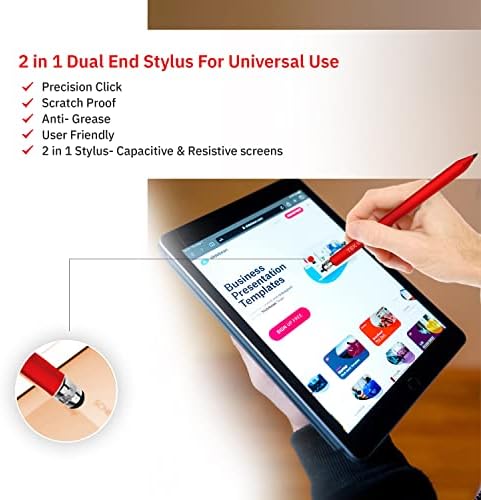 Pro Stylus Capacitive Pen תואם ל- Surface Surface ספר 2/ספר 3/pro x/go 2/pro 7 משודרג מגע דיוק גבוה בהתאמה אישית