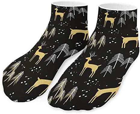 צבי יער אורן חורפי 5 זוגות גרבי קרסול חתוכים נמוכים משקל קל גרביים נושמים גרביים גרביים ללא מופע