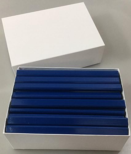 עפרונות נגר כחול רויאל שטוח עפרון - 72 קופסת ספירה בתפזורת