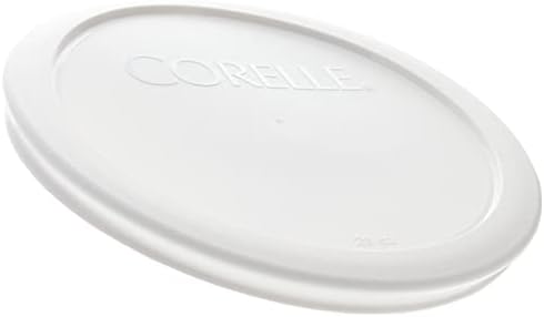 Corelle 428 -PC White 28oz קערת דגנים מכסה - 3 חבילה