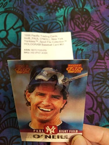 1996 כרטיסי מסחר באוקיאנוס השקט Inc®_PAUL O'NELL, ניו יורק Yankees ™ _Sport Flix Collection ™ כרטיס בייסבול