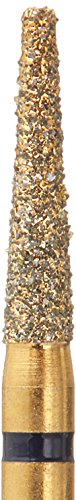 קרוסטק ג847/016 סק 24 קראט מצופה זהב יהלום, שוק אחיזת חיכוך, קצה שטוח להתחדד, סופר גס