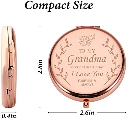 עבור סבתא קומפקטי מראה עבור סבתא סבתא מפני נכדה נכד יום הולדת מתנות עבור סבתא סבתא גראמי מתנות מפני בני נוער