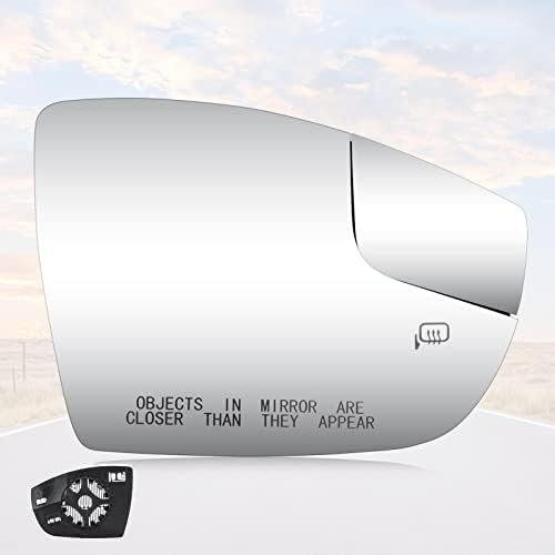 Youxmoto עבור פורד פוקוס 2012-2018 הנוסע ימני נוף מחומם זכוכית מראה, עם מחזיק אחורי, החלף CM5Z-17K707-G