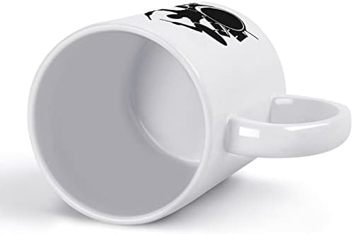 מתופף ותופים הדפסת ספל קפה כוס קרמיקה תה כוס מצחיק מתנה עבור משרד בית נשים גברים 11 עוז