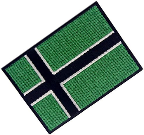 דגל וינלנד דגל ויקינג רקום טלאי ליף אריקסון ברזל על תפירה על הסמל הלאומי