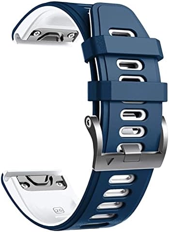 Eidkgd 26 22 ממ רשמי רצועת פסקאות רצועת שעון סיליקון עבור Garmin Fenix ​​6x 6S Pro 5x 5 פלוס צמיד שחרור מהיר
