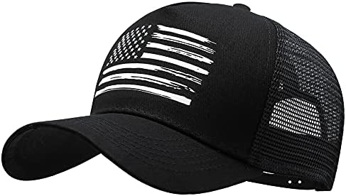 כובע בייסבול Vionlan כובע דגל אמריקאי כובע משאיות לגברים נשים תלת מימד לוגו מובלט כובע Snapback