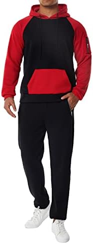 גברים של אימוניות אתלטי ספורט תלבושות בגדי סט, ארוך שרוול סוודר נים סווטשירט חולצות+מכנסי טרנינג