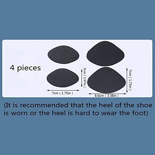 העקב חור מדבקת 2 זוגות עצמי דבק נעל חור תיקון מדבקת נעל חור תיקון מדבקת עור נעלי עקבים גבוהים