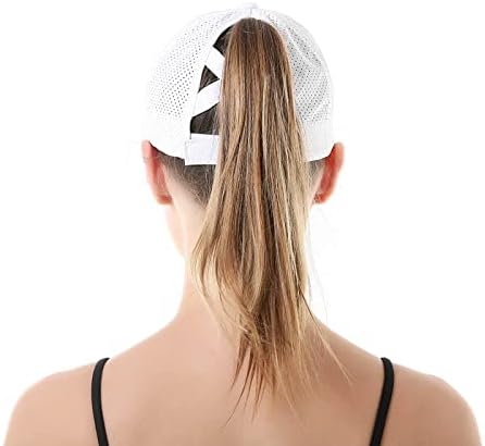 קוקו כובע עבור נשים, מהיר ייבוש רשת קוקו חור בייסבול כובע ספורט שמש כובעים