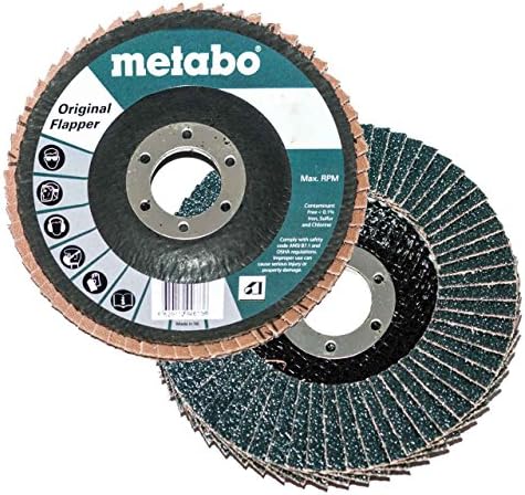 Metabo 629406000 4.5 x 7/8 שוחקים מקוריים שוחקים דיסקים 60 חצץ, 10 חבילה