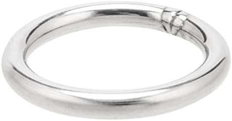 Kohand 200 PCS 1 אינץ 'טבעות O, טבעת 304 טבעת עגולה מפלדת אל חלד, טבעת O מרותקת רב-תכליתית לחגורות קמפינג, תיקים,