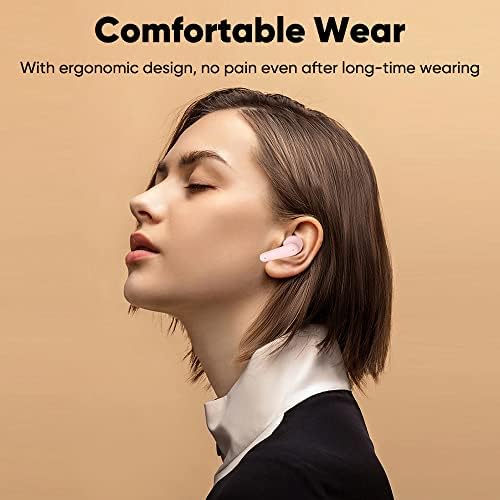 אוזניות אלחוטיות, Bluetooth 5.3 אוזניות בתוך האוזן עם מארז טעינה לתצוגת כוח LED, אוזניות קול סטריאו עם