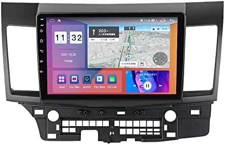 אנדרואיד 10 סטריאו רדיו לרכב למיצובישי לנסר 2007-2012, ביורון 10.1 אינץ '8 ליבות מכונית GPS