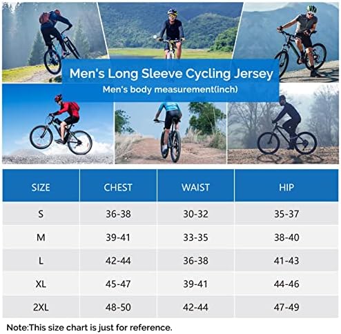 ז'קט רכיבה על אופניים לגברים 33,000ft, שרוול ארוך, אטום אופניים אטום למים בגדי הלבשה חיצונית ז'קט ללא