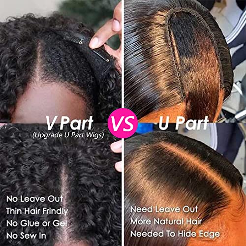 180 צפיפות שדרוג חלק שיער טבעי פאות לנשים שחורות אין להשאיר חלק פאות צבע טבעי קליפ ללא דבק בחצי