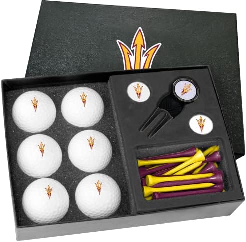 Golfballs.com קלאסי קלאסי מדינת אריזונה שדים שדים חצי תריסר מתנה עם כלי דיווט - כדורים ריקים