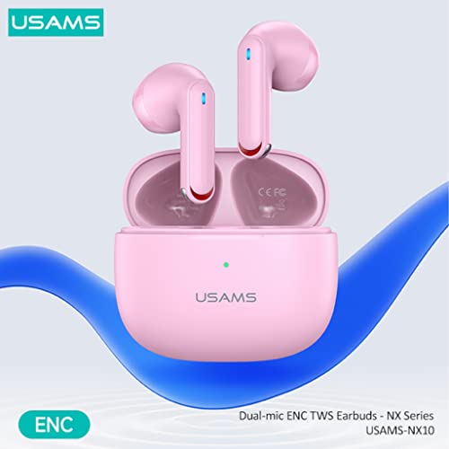 USAMS NX10, True Wireless, אוזניות מבטלות רעש, אוזניות Bluetooth 5.2, בקרת מגע רגישה, אוזניות סטריאו