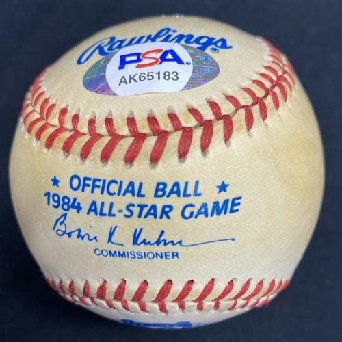 גארי קרטר MVP חתום 1984 לוגו של משחק הכוכבים בייסבול PSA - כדורי חתימה