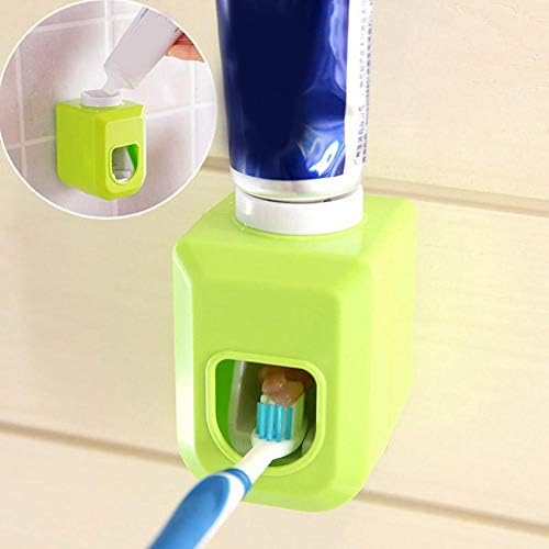 BKDFD משחת שיניים אוטומטית סחיטה כרית יניקה דביקה קיר רכוב משחת שיניים נוחה משחת שיניים אביזרי אמבטיה