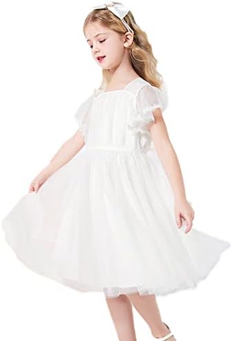 נערת פרח Hileelang שמלת מקסי שמלת נסיכה תחרה טול שמלות שמלת מסיבת חתונה