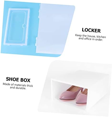 קופסאות נעליים קופסאות נעליים עם מכסה עם מכסה עם מכסה קופסאות ברורות לתיבה לאחסון נעליים קופסאות אחסון