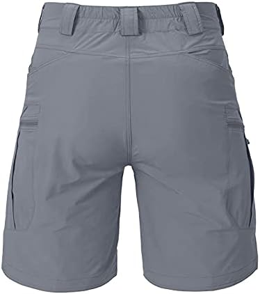 מכנסי מטען Wenkomg1 לגברים, צבאי CAMO Ripstop עמיד בפני כתמים חיצוניים קמפינג דיג מכנסיים טקטיים