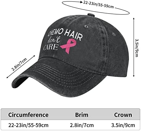 שיער כימיה של ג'קגלי לנשים לא אכפת לו כובע וינטג 'במצוקה מתכווננת סרטן שד מודעות