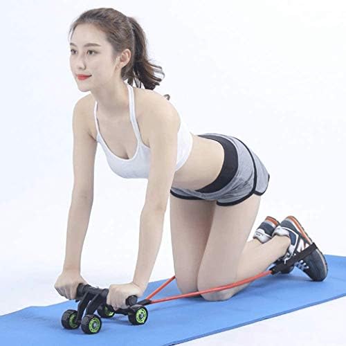 גלגל רולר yfdm ab לתרגיל בטן, רולר ABS אוטומטי 4 גלגלים לנשים, גלגל אימוני שרירי בטן