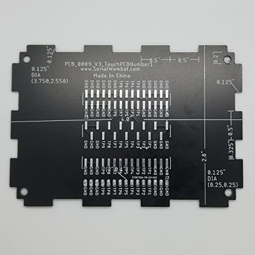 PCB מגע קיבולי לשימוש עם שבב סידורי של Wombat 18-Pack Chip