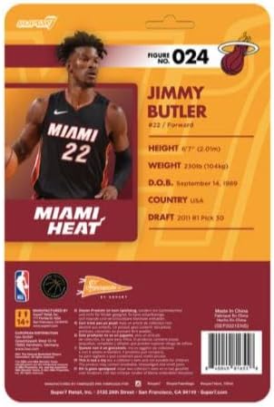 Super7 NBA ג'ימי באטלר 3.75 באיור הפעולה של Supersports