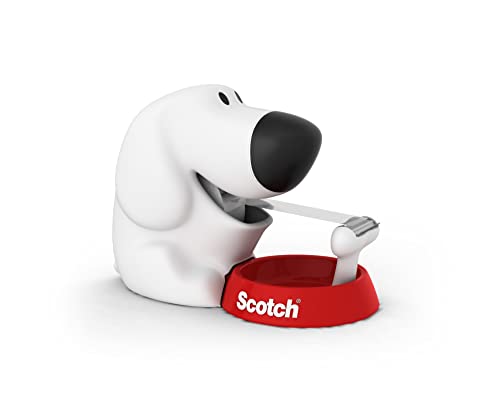 מתקן קלטות כלבים סקוטש עם גליל אחד של קלטת קסם סקוטית - מחזיק קלטת עד 19 ממ רוחב x 7,5 מ '