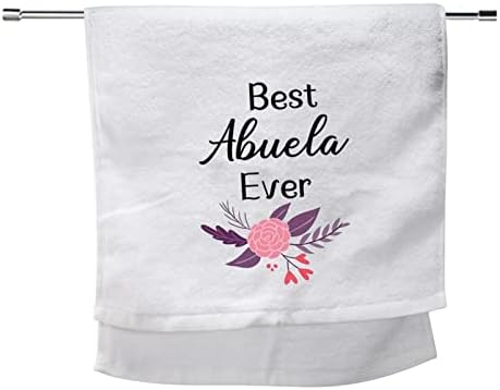 ספרדית סבתא מתנה הטוב ביותר אבואלה אי פעם רקום לשטוף מגבת אבואלה מתנות לסבתא חדש אבואלה מנכדים