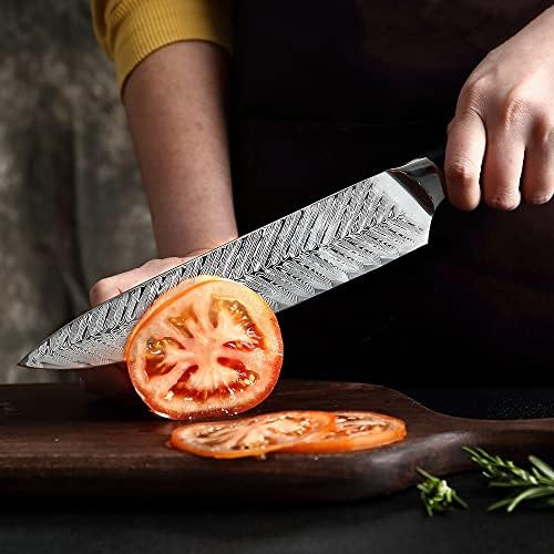 מטבח סכין סטים, 4 יחידות דמשק שף סכין מקצועי יפן סנקוטו קליבר קצבים גיוטו מטבח סכין בישול כלי