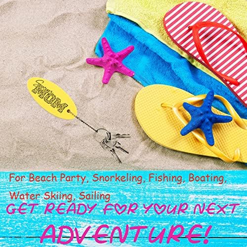 Yodocamp Swim Swim Foam מחזיק מפתחות צף, מפתחות סירות שרשרת מפתח צפה מתנה לשחיינים אמהות מבן בת