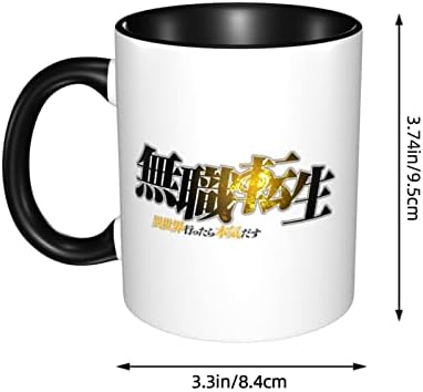Vvedik Mushoku Tensei אנימה ספלי קפה כוס קפה קרמיקה קרמיקה כוסות חלב אנטי-סקלד כוס תה למשרד