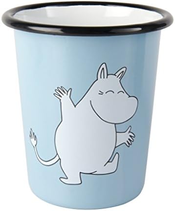 Muurla 4 DL אמייל כוס Moomin, כחול בהיר