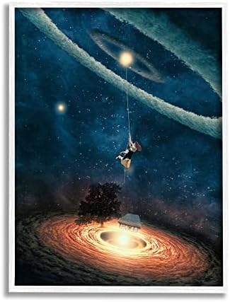 תעשיות סטופל איש עץ סוריאליסטי, חלל חיצוני חיצוני כוכבי ערפילית זוהרים, עיצוב מאת פאולה בל פלורס