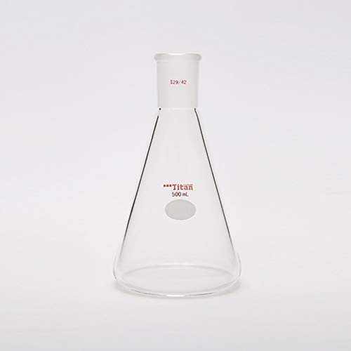אדמאס-בטא 1 חתיכה זכוכית ארלנמאייר בקבוק חרוטי כוס עמיד 29/42 500 מ ל מדידת כוס כימיה מעבדה זכוכית