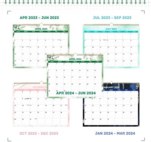לוח קיר 2023-2024, 8.5 על 11 אינץ', מאי 2023-יוני 2024, לוח שנה חודשי עם נייר עבה לתכנון וארגון לבית או למשרד