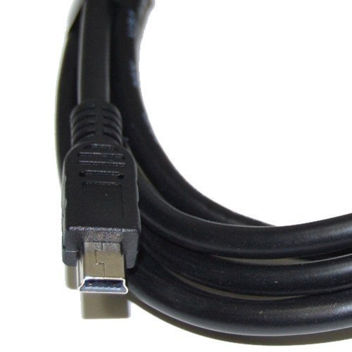 HQRP ארוך 6ft USB עד מיני כבל USB עבור Garmin Dezl 560LMT / 570LMT / 760LMT / 770LMTHD / DEZLCAM LMTHD פלוס